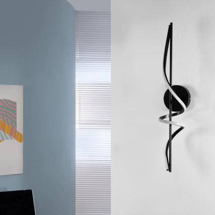 ONLI - LED-Wandleuchte TWIST LED/25W/230V 4000K schwarz