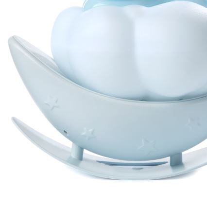 ONLI - Wiederaufladbares LED-Kinder-Nachtlicht NUVOLINA LED/2,5W/5V 300 mAh Häschen/blau