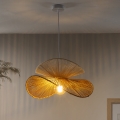 ONLI - Pendelleuchte mit Kabel RINGO 1xE27/15W/230V Raffia