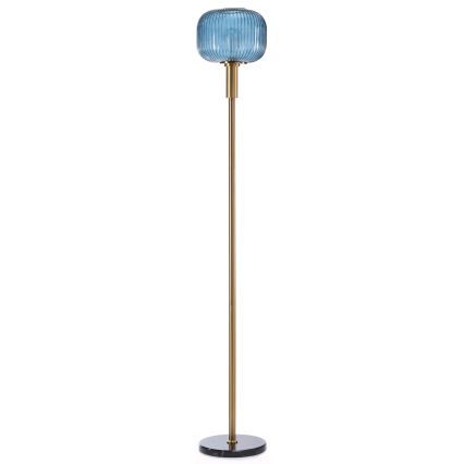ONLI - Stehleuchte DOROTY 1xE27/22W/230V blau/golden