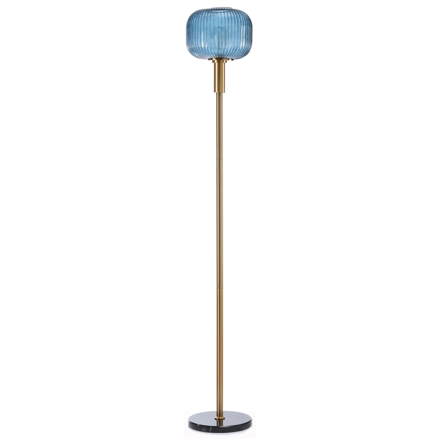ONLI - Stehleuchte DOROTY 1xE27/22W/230V blau/golden