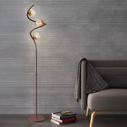 ONLI - Stehleuchte FRIDA 3xG9/10W/230V kupfern