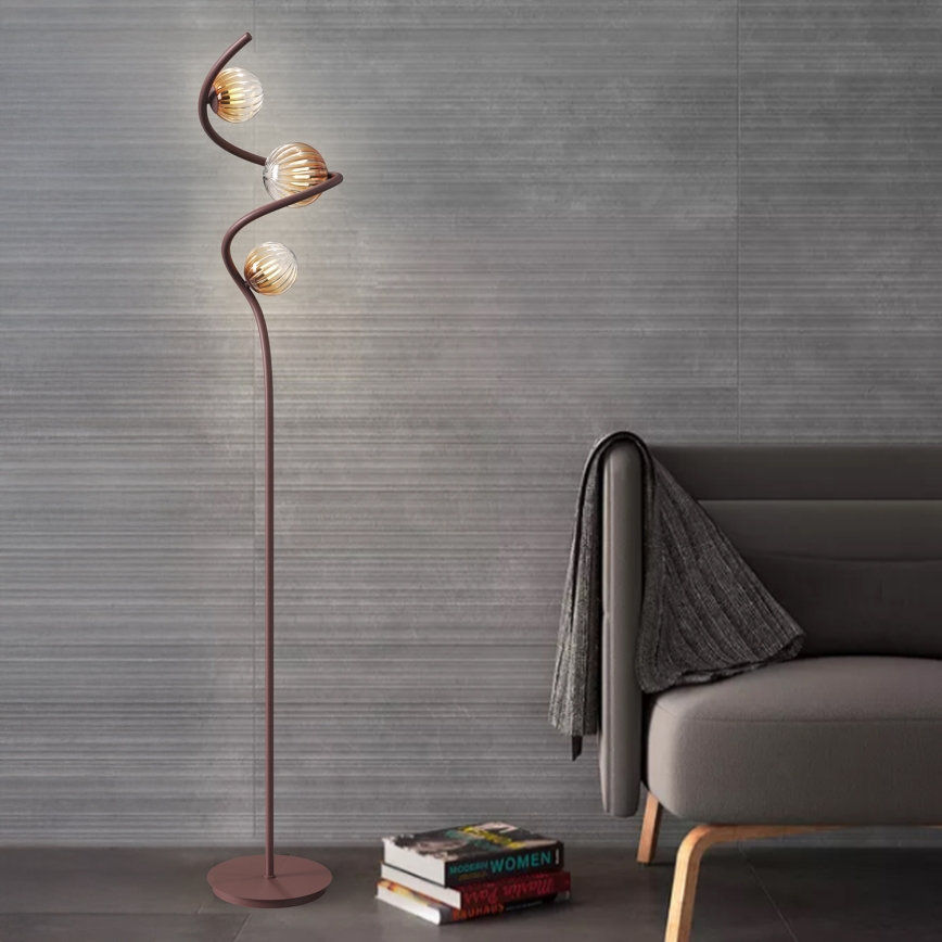 ONLI - Stehleuchte FRIDA 3xG9/10W/230V kupfern