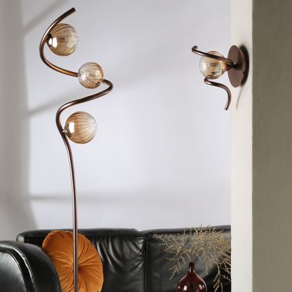 ONLI - Stehleuchte FRIDA 3xG9/10W/230V kupfern