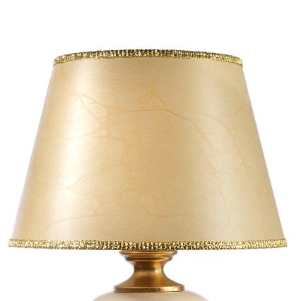 ONLI - Tischleuchte AMADEUS 1xE27/15W/230V 72 cm beige/golden