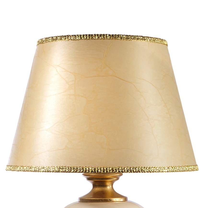 ONLI - Tischleuchte AMADEUS 1xE27/15W/230V 72 cm beige/golden