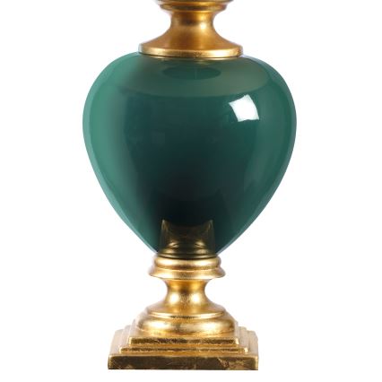 ONLI - Tischleuchte AMADEUS 1xE27/15W/230V 72 cm grün/golden