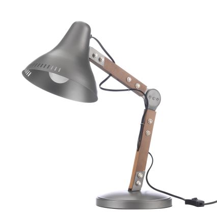 ONLI - Tischleuchte ARCHITETTO 1xE27/22W/230V 62 cm grau/braun