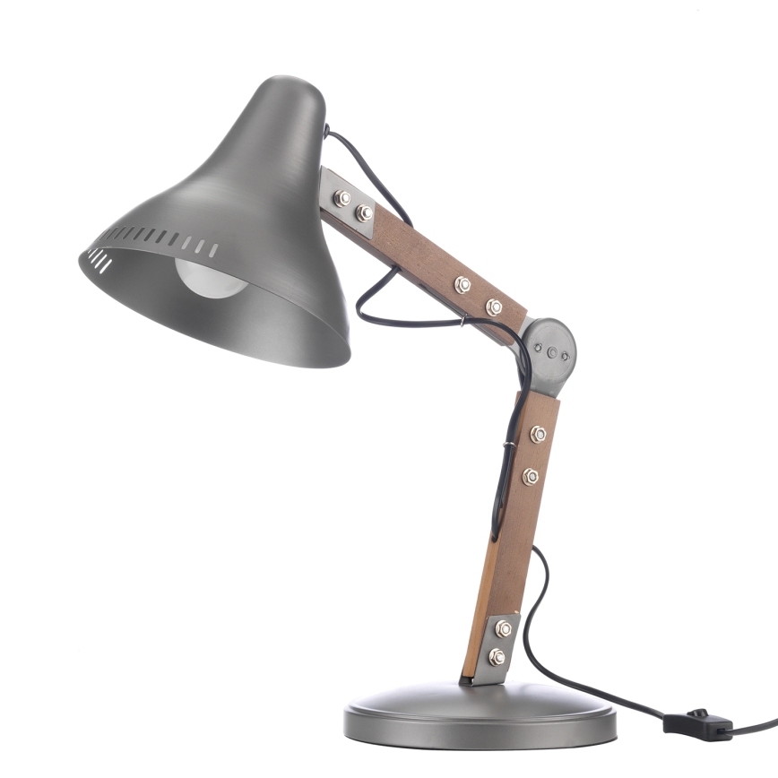ONLI - Tischleuchte ARCHITETTO 1xE27/22W/230V 62 cm grau/braun