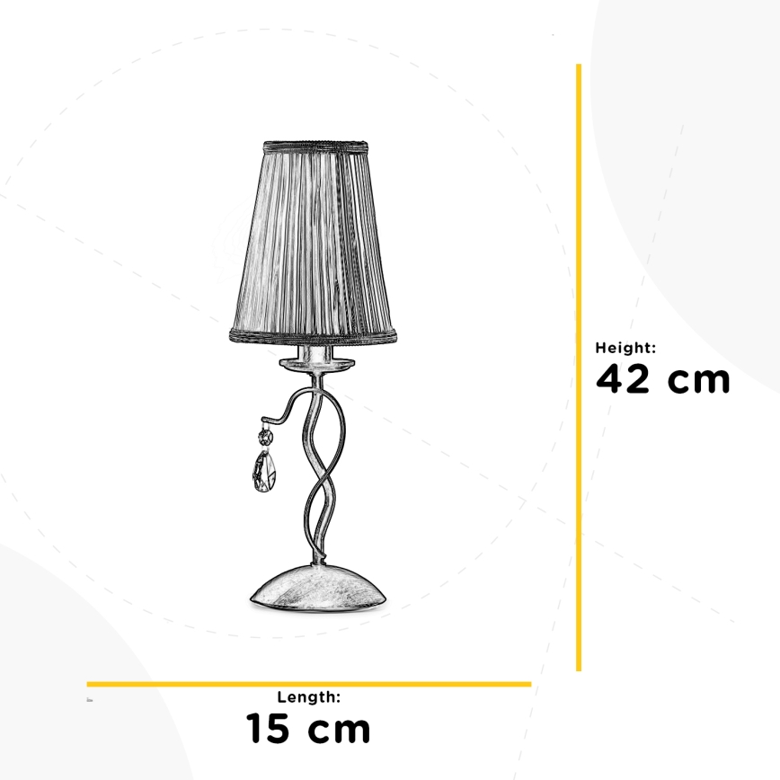 ONLI - Tischleuchte DELIA 1xE14/6W/230V 42 cm