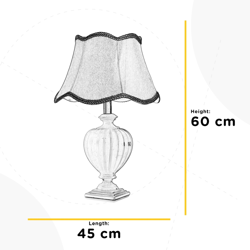 ONLI - Tischleuchte DESY 1xE27/22W/230V 60 cm