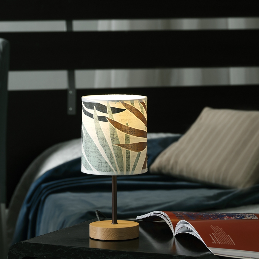 ONLI - Tischleuchte FLORA 1xE27/22W/230V 28 cm grün/golden