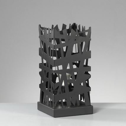 ONLI - Tischleuchte FORESTA 1xE27/15W/230V 29 cm schwarz