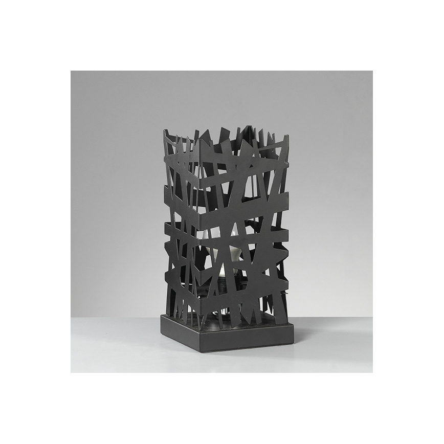 ONLI - Tischleuchte FORESTA 1xE27/15W/230V 29 cm schwarz