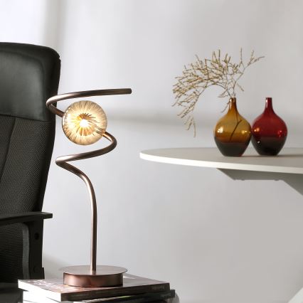 ONLI - Tischleuchte FRIDA 1xG9/10W/230V 42 cm kupfern