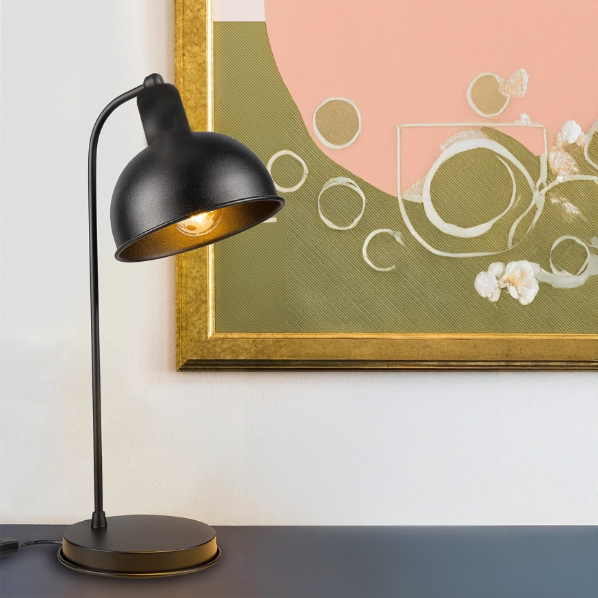 ONLI - Tischleuchte ISTANBUL 1xE27/22W/230V 50 cm schwarz