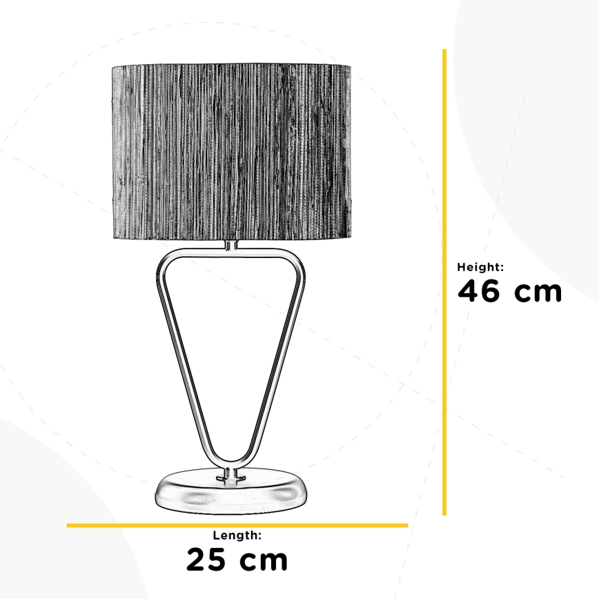 ONLI - Tischleuchte MADU 1xE27/22W/230V 46 cm