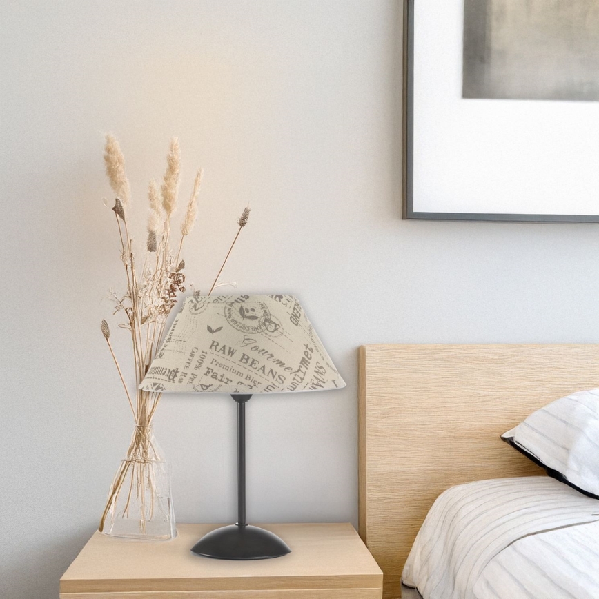 ONLI - Tischleuchte MAIDA 1xE27/15W/230V 38 cm braun