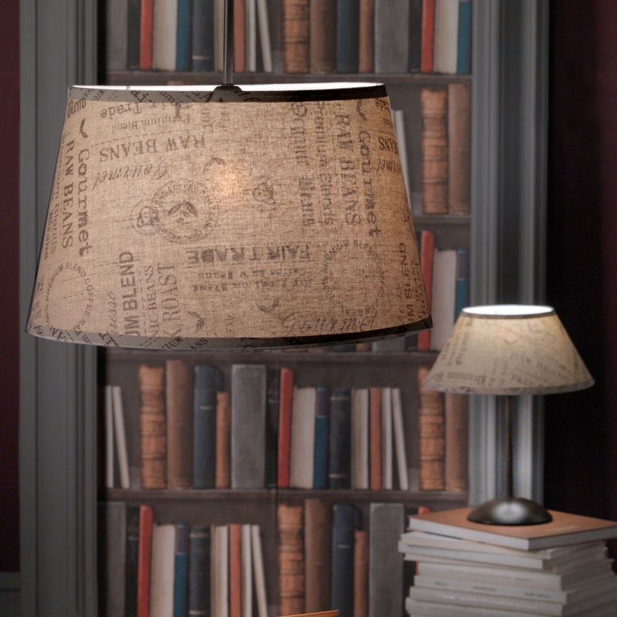 ONLI - Tischleuchte MAIDA 1xE27/15W/230V 38 cm braun