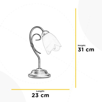 ONLI - Tischleuchte ODINO 1xE14/6W/230V 30 cm