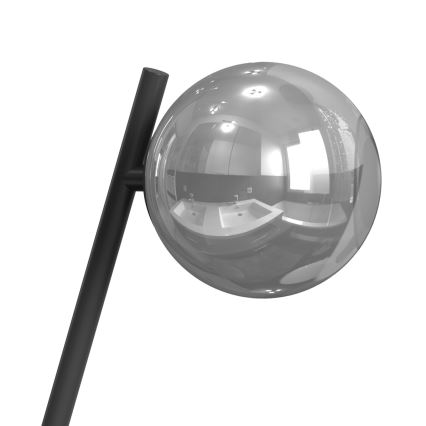 ONLI - Tischleuchte PALOMA 1xG9/10W/230V 38,5 cm schwarz/rauchig