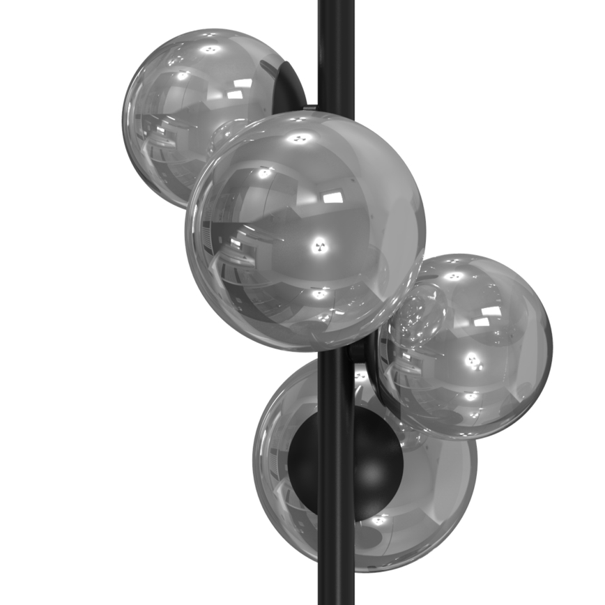 ONLI - Tischleuchte PALOMA 4xG9/10W/230V 48 cm schwarz/rauchig