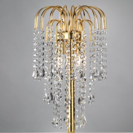 ONLI - Tischleuchte PIOGGIA 2xE14/6W/230V goldfarben 50 cm