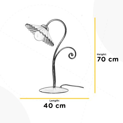 ONLI - Tischleuchte ROSINA 1xE27/22W/230V 70 cm