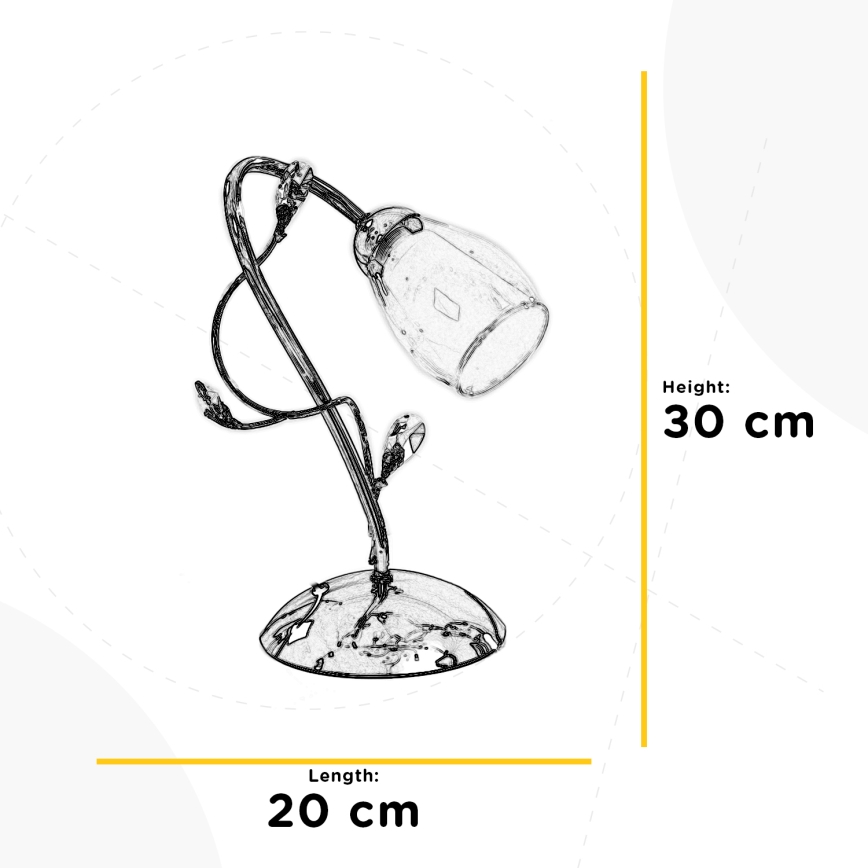 ONLI - Tischleuchte SHARON 1xE14/6W/230V 30 cm