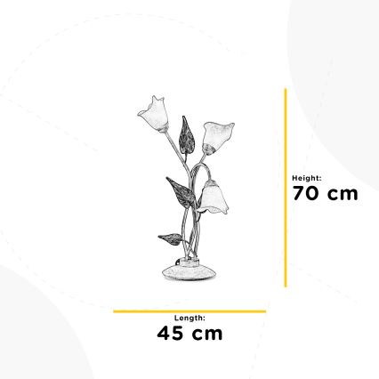 ONLI - Tischleuchte VANDA 3xE14/6W/230V 70 cm