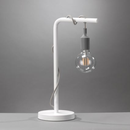 ONLI - Tischleuchte WIRE 1xE27/15W/230V 50 cm grau/weiß