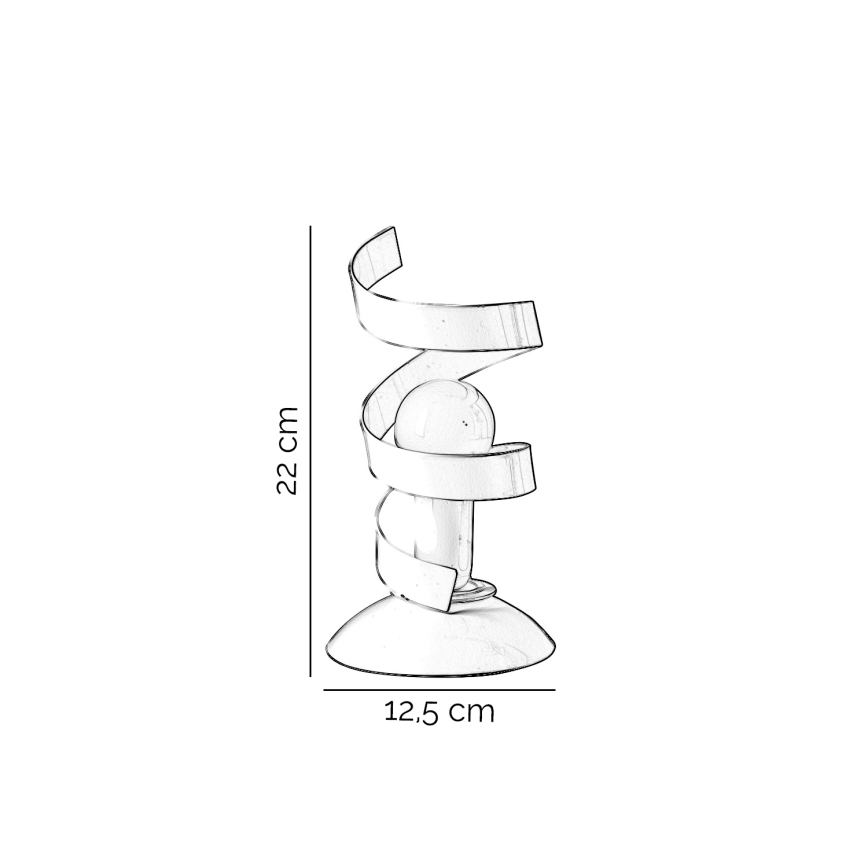 ONLI - Tischleuchte ZOE 1xE14/6W/230V 22 cm weiß