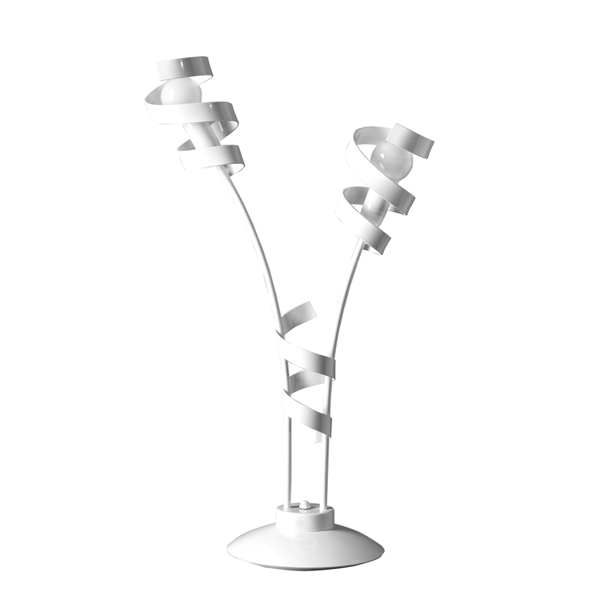 ONLI - Tischleuchte ZOE 2xE14/6W/230V 65 cm weiß