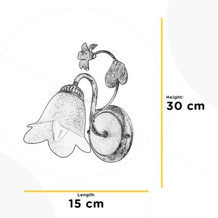 ONLI - Wandleuchte BOTTON DORO 1xE14/6W/230V