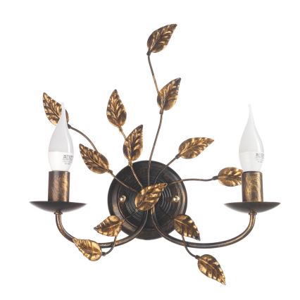ONLI - Wandleuchte COLLANA 1xE14/6W/230V bronzen/golden