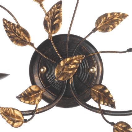 ONLI - Wandleuchte COLLANA 1xE14/6W/230V bronzen/golden