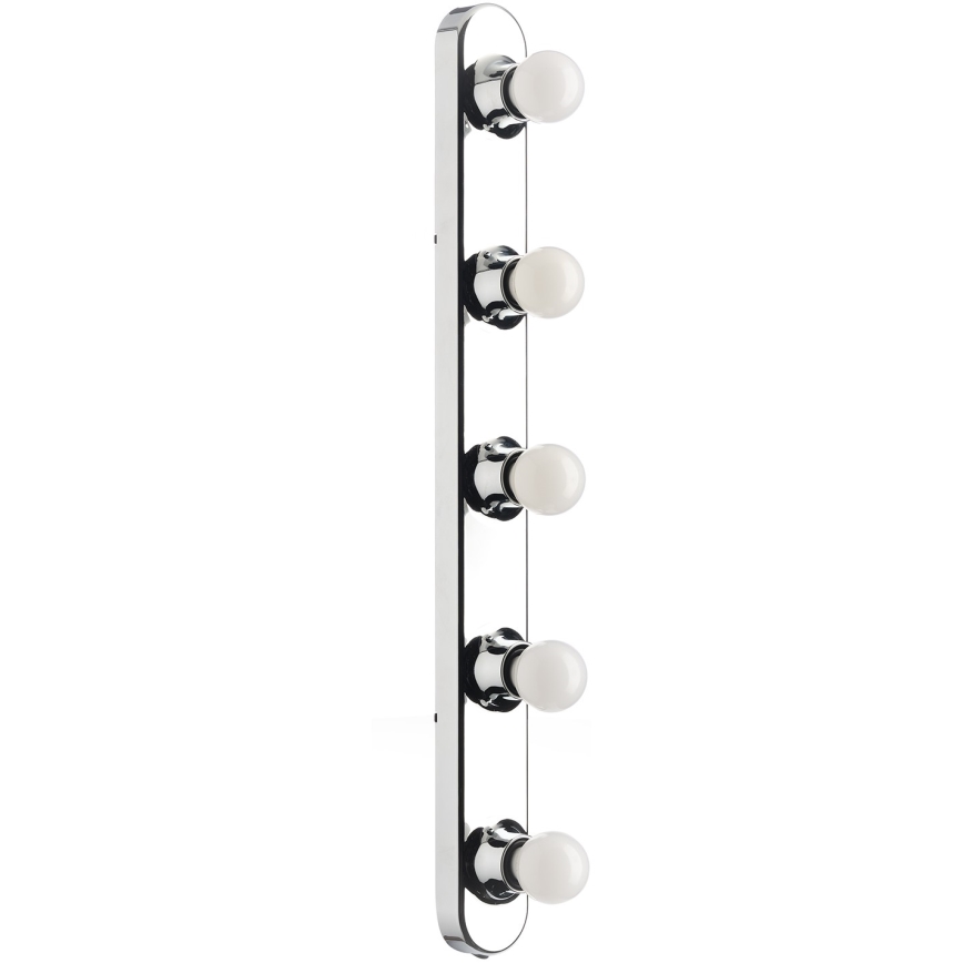 ONLI - Wandleuchte HOLLYWOOD 5xE14/6W/230V glänzendes Chrom