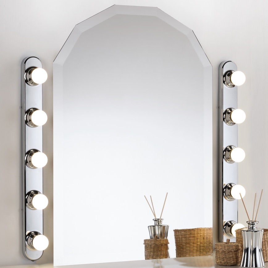 ONLI - Wandleuchte HOLLYWOOD 5xE14/6W/230V glänzendes Chrom