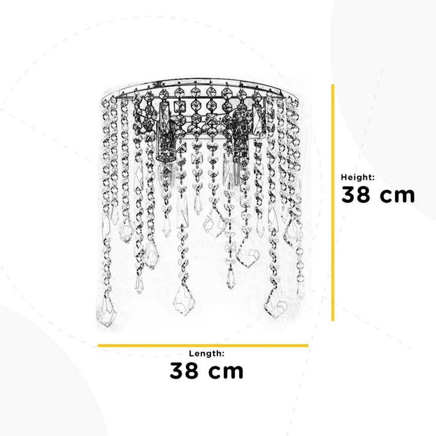 ONLI - Wandleuchte LAILA 2xE14/10W/230V