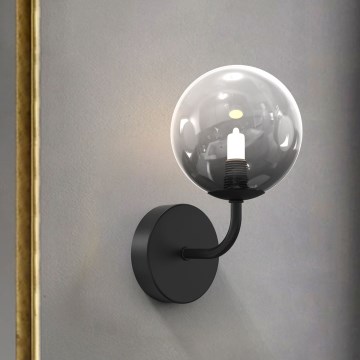 ONLI - Wandleuchte PALOMA 1xG9/10W/230V schwarz/rauchig