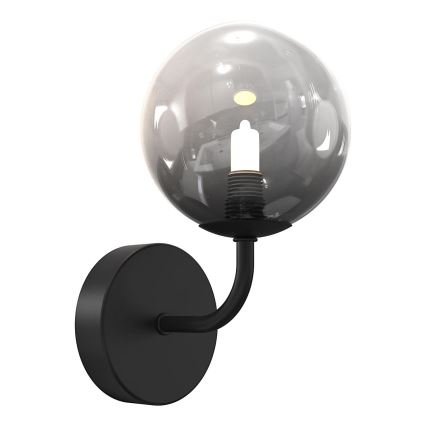 ONLI - Wandleuchte PALOMA 1xG9/10W/230V schwarz/rauchig