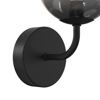 ONLI - Wandleuchte PALOMA 1xG9/10W/230V schwarz/rauchig