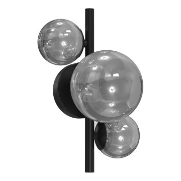 ONLI - Wandleuchte PALOMA 3xG9/10W/230V schwarz/rauchig