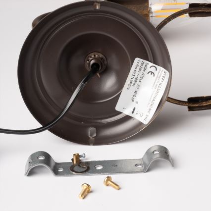 ONLI - Wandleuchte TERESA 1xE14/6W/230V Bronze