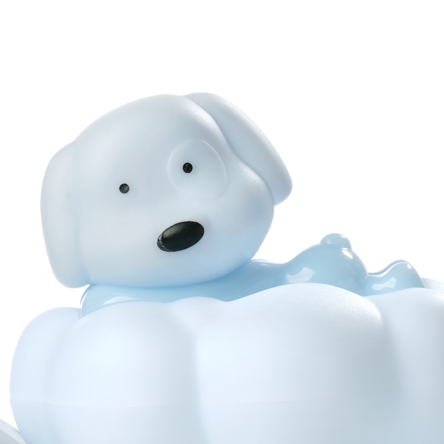 ONLI - LED wiederaufladbares Kinder-Nachtlicht NUVOLINA LED/2,5W/5V 300 mAh Hund/blau