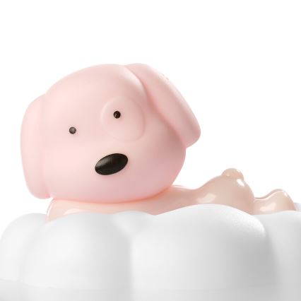 ONLI - LED wiederaufladbares Kinder-Nachtlicht NUVOLINA LED/2,5W/5V 300 mAh Hund/rosa