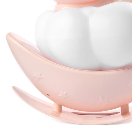 ONLI - LED Wiederaufladbares Kinder-Nachtlicht NUVOLINA LED/2,5W/5V 300 mAh Bär/rosa