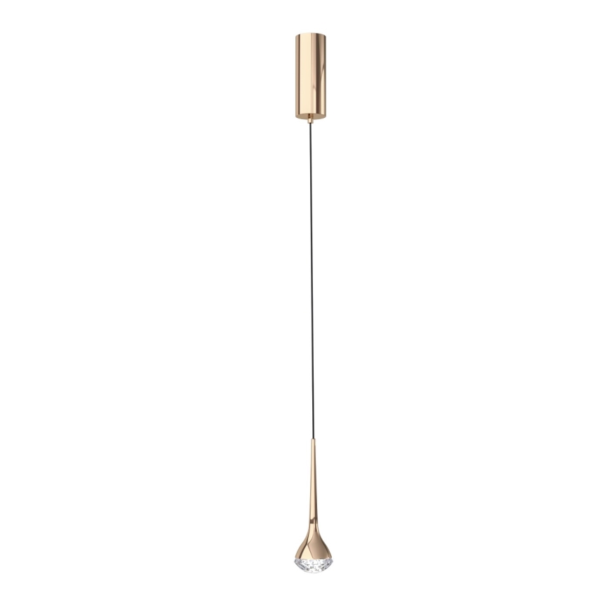 Open Design OR80315 - LED-Hängeleuchte CRIMA mit Seilabhängung LED/7W/230V Roségold