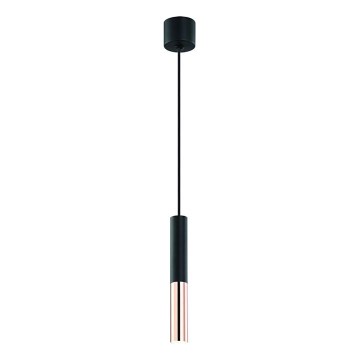 Open Design OR80827 - Pendelleuchte SLIMI an Kabel 1xG9/3,5W/230V schwarz/roségold