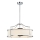 Open Design OR80872 - Pendelleuchte STANZA mit Stange 4xE27/15W/230V Ø 55 cm glänzender Chrom/Weiß